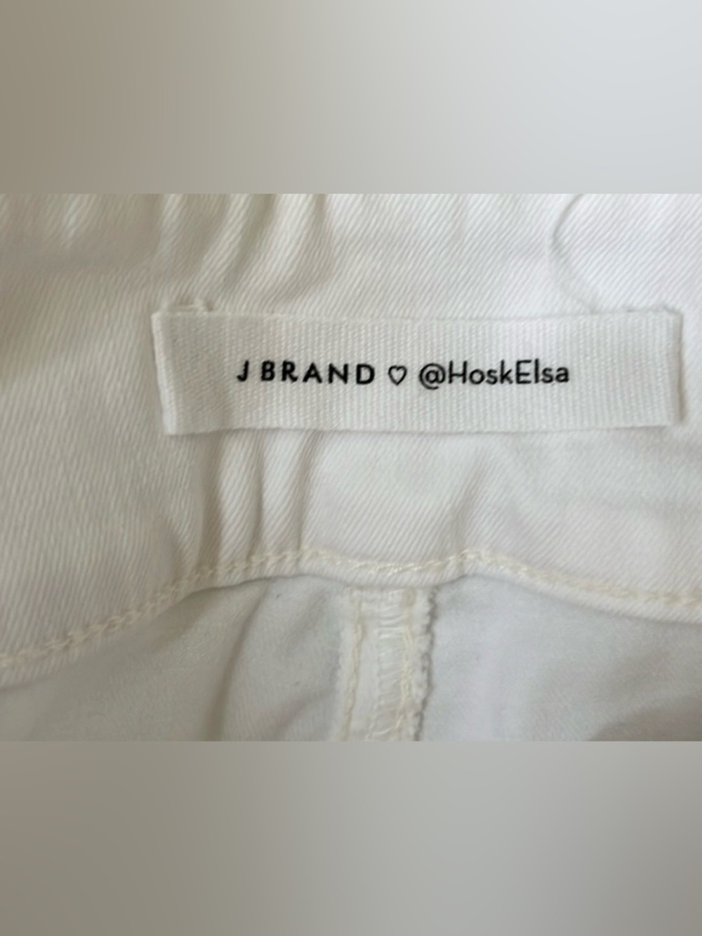 J Brand Elsa Hosk High-Rise White Skinny Jeans - size 23 EUC - Picture 3 of 7